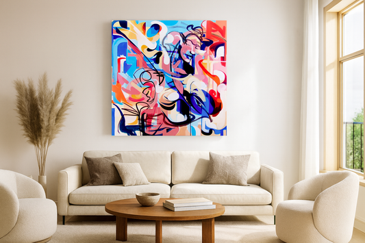 Original Painting Composition - Contemporary Abstract Painting
