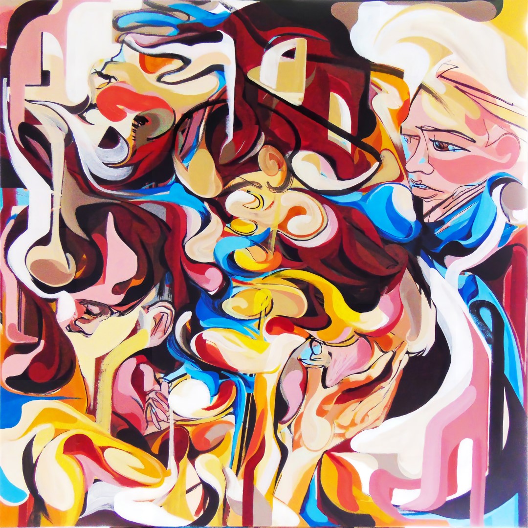 Fine Art Print - Expressive Contemporary Abstract Intuitive Painting