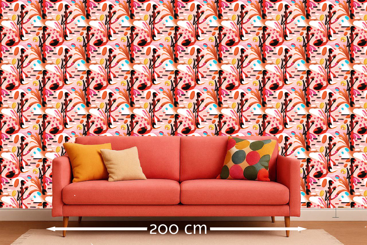 Traditional Wallpaper Non-Woven