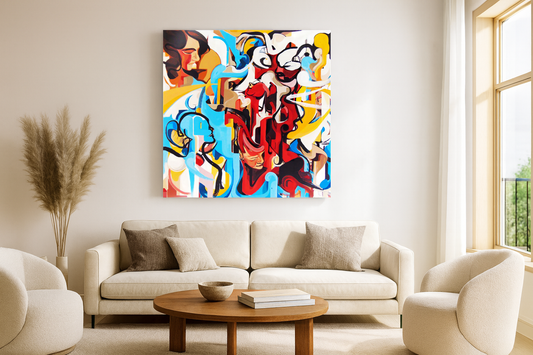 Original Painting Composition - Contemporary Abstract Painting