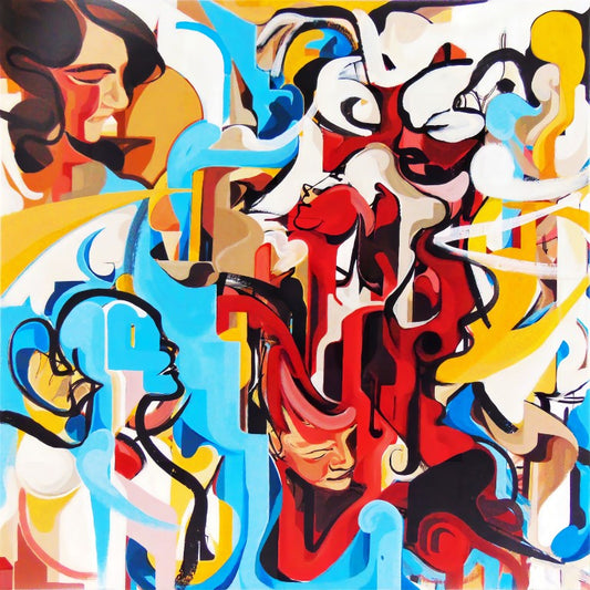 Original Painting Composition - Contemporary Abstract Painting